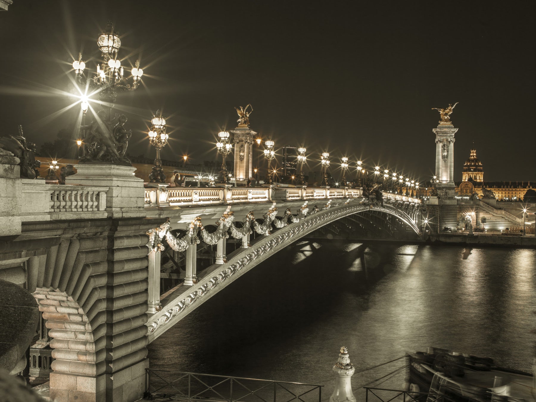 Pont Alexandre III bridge Wall Mural