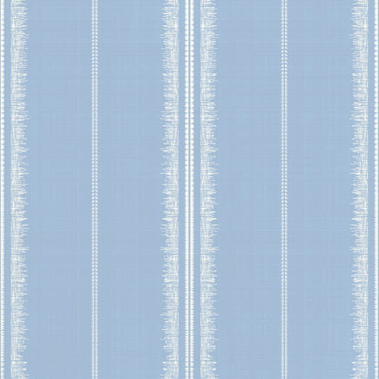 Boho Stripes Sky Blue Wallpaper⁠