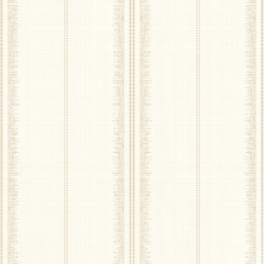 Boho Stripes Linen-Sand Wallpaper⁠