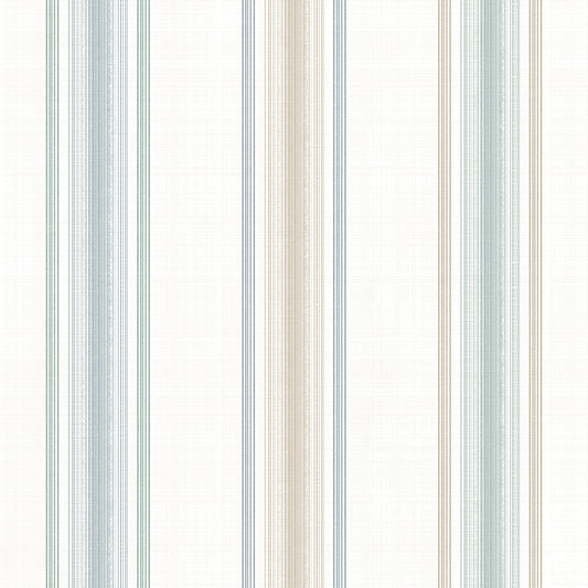 Elegant Striped Stripes Coastal Wallpaper⁠