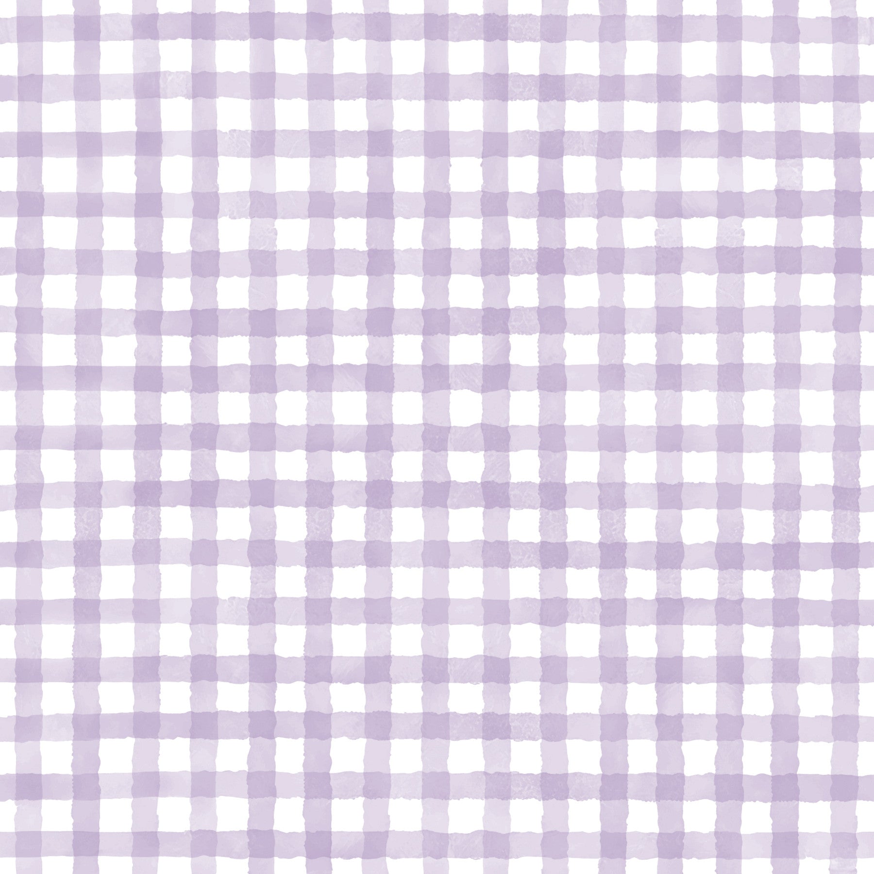 Rustic Violet Farmhouse Gingham Watercolor Checkered Neutral Wallpaper⁠