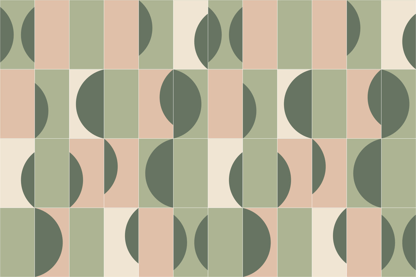Garden Tiles 02 Wall Mural