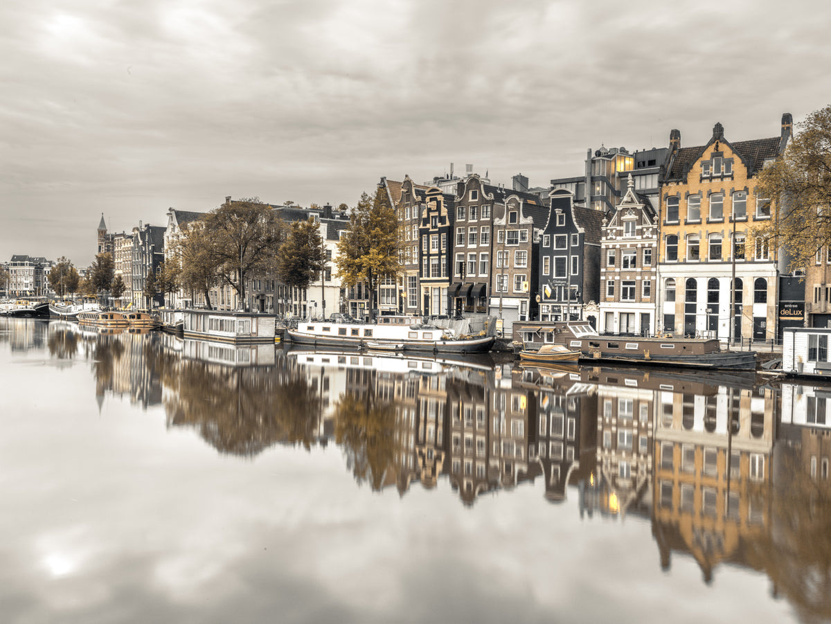 Amsterdam's Reflected Charm Wall Mural in your room
