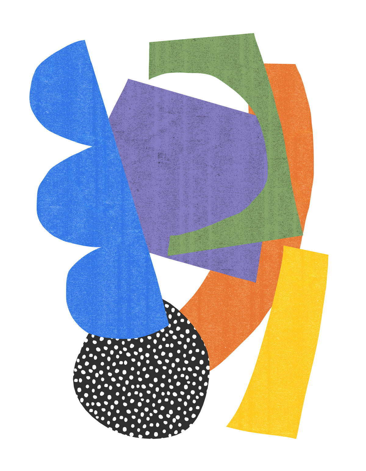 Fragmented Harmony Wall Mural in your room — zoomed