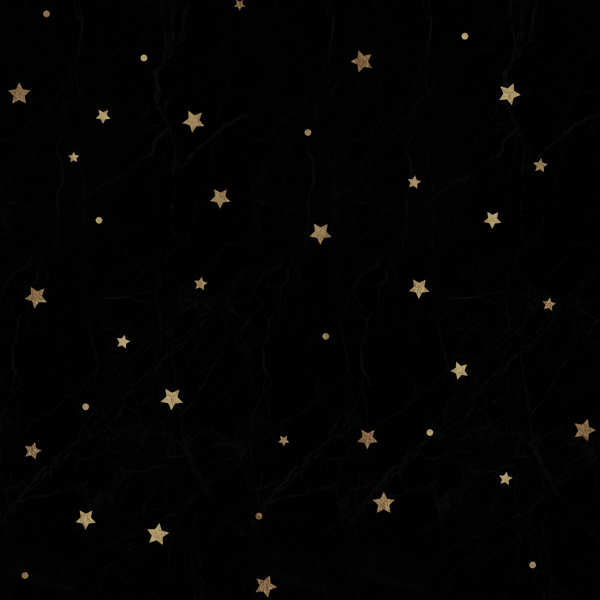 Stars on Black Night Wall Mural in your room