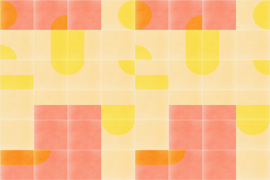 Retro Tiles 01 Wall Mural