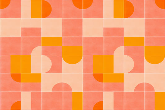 Retro Tiles 03 Wall Mural