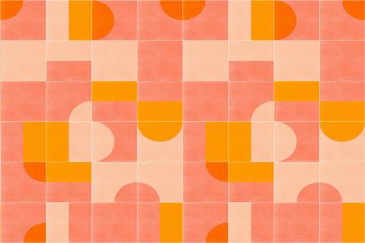 Retro Tiles 03 Wall Mural