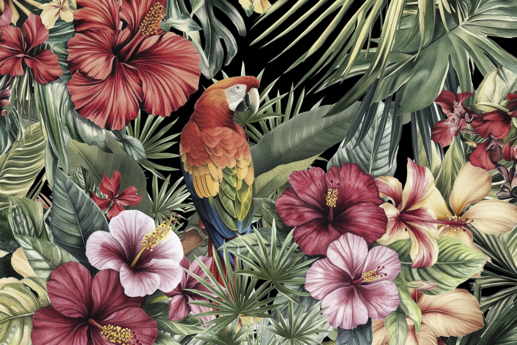 Bygone Era Tropical Dreams Wall Mural