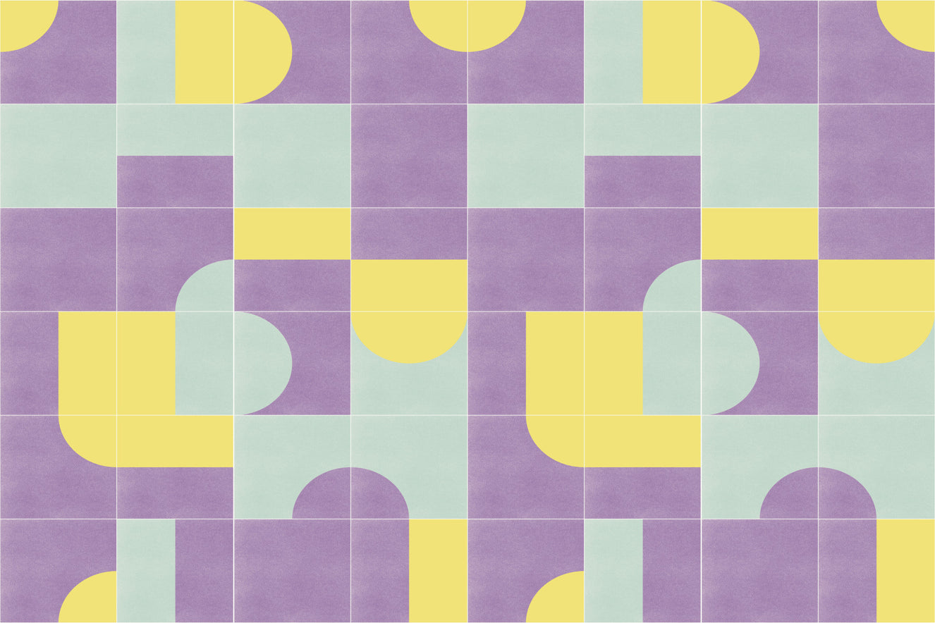 Retro Tiles 07 Wall Mural
