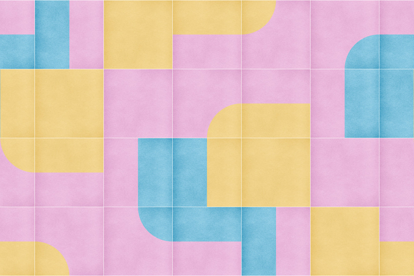 Retro Tiles 10 Wall Mural