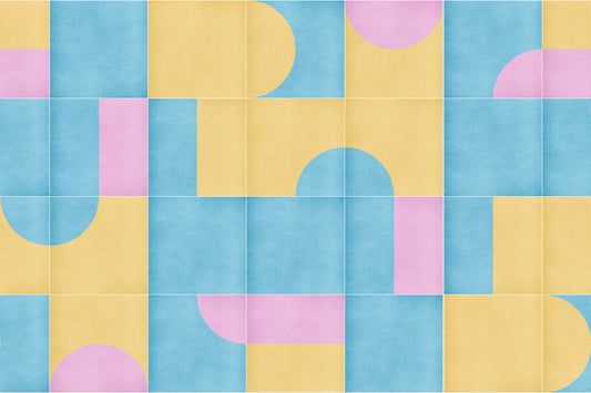 Retro Tiles 12 Wall Mural