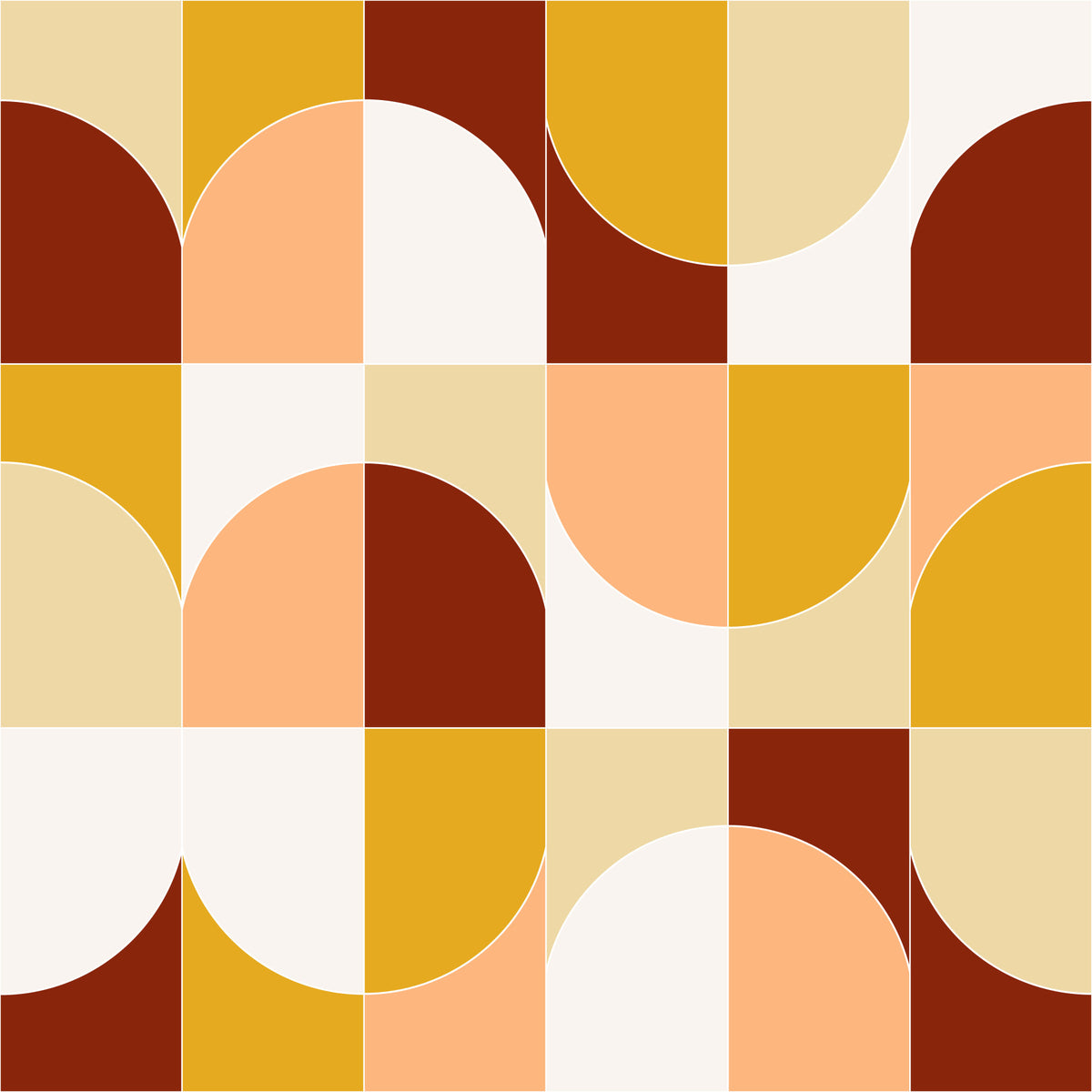 BOLD GEO TILES 03 Wallpaper⁠ in your room — zoomed