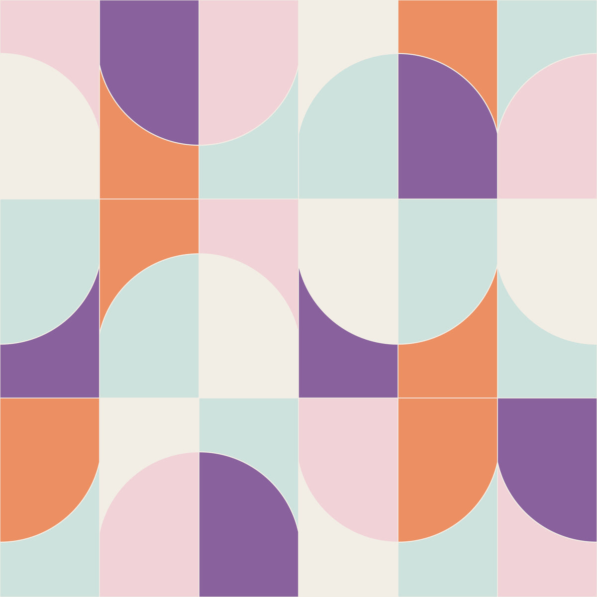 BOLD GEO TILES 06 Wallpaper⁠ in your room
