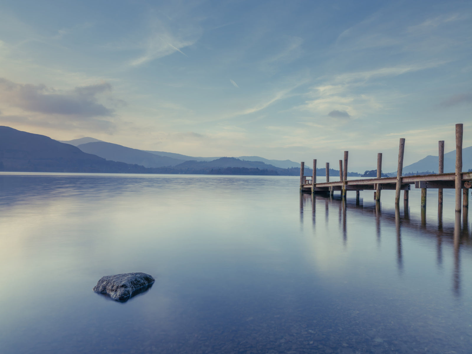 Lake Serenity Wall Mural in your room