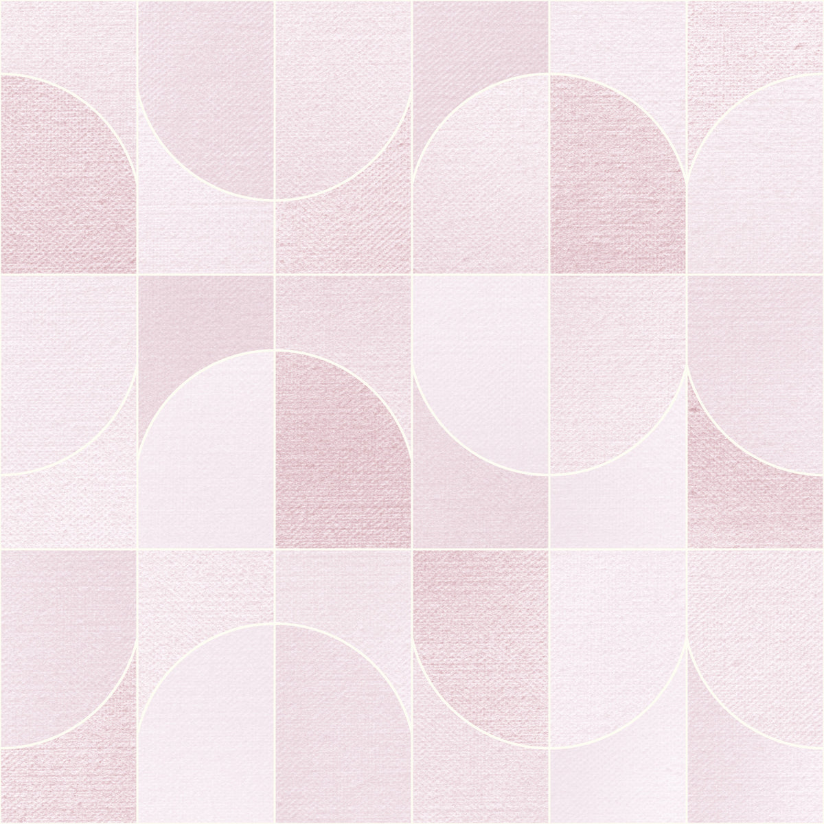 Canvas Geo Tiles Blush Wallpaper⁠ in your room