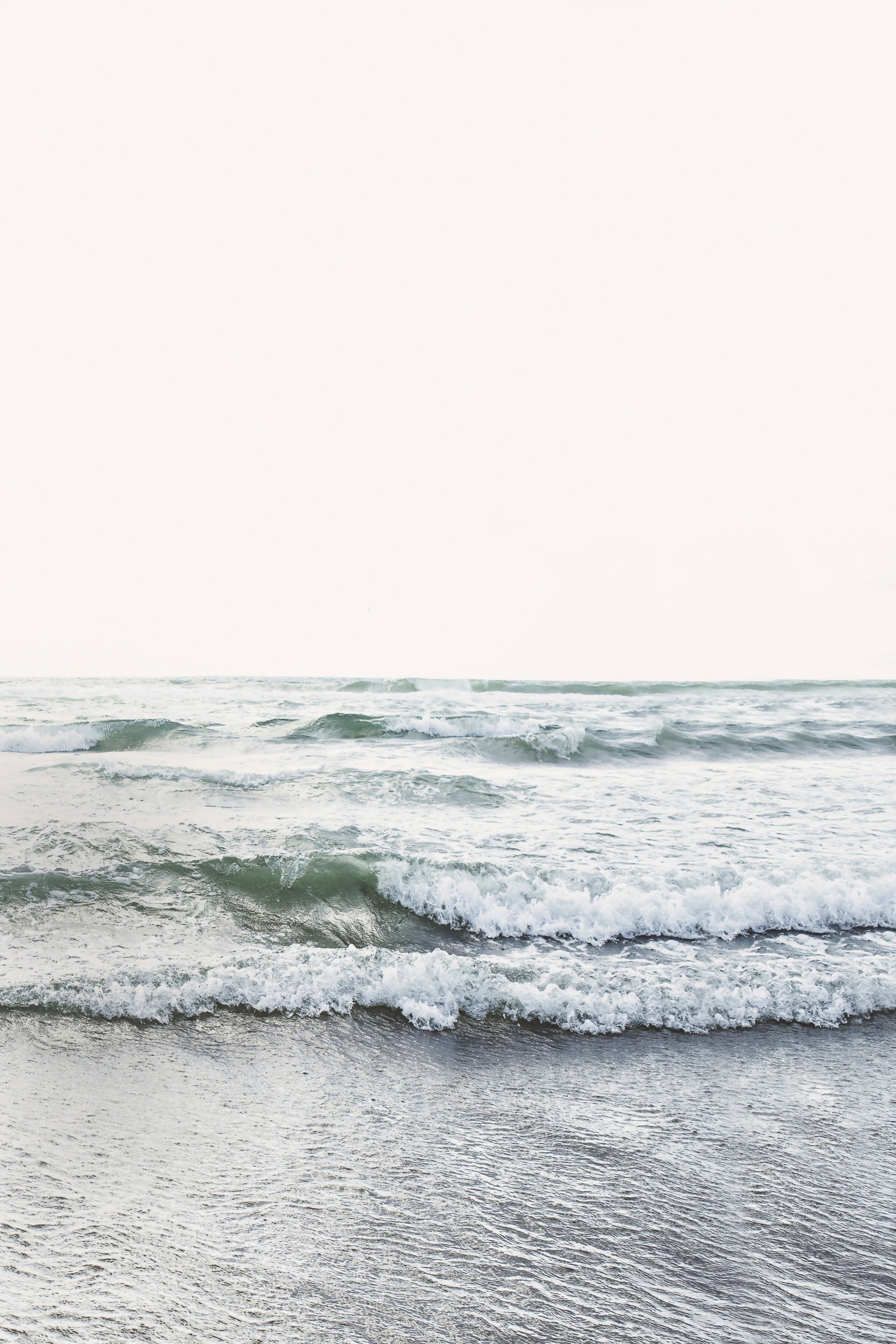 Ocean 2 Wall Mural in your room — zoomed