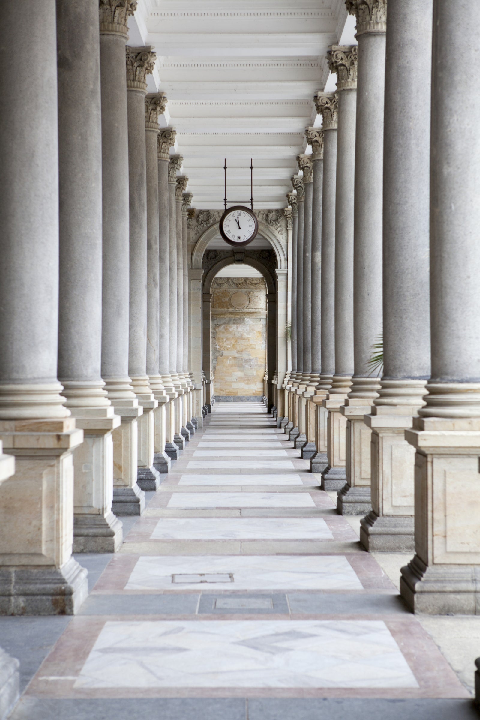 Echoing Pillars Wall Mural in your room