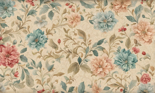 Vintage Flora Wall Mural