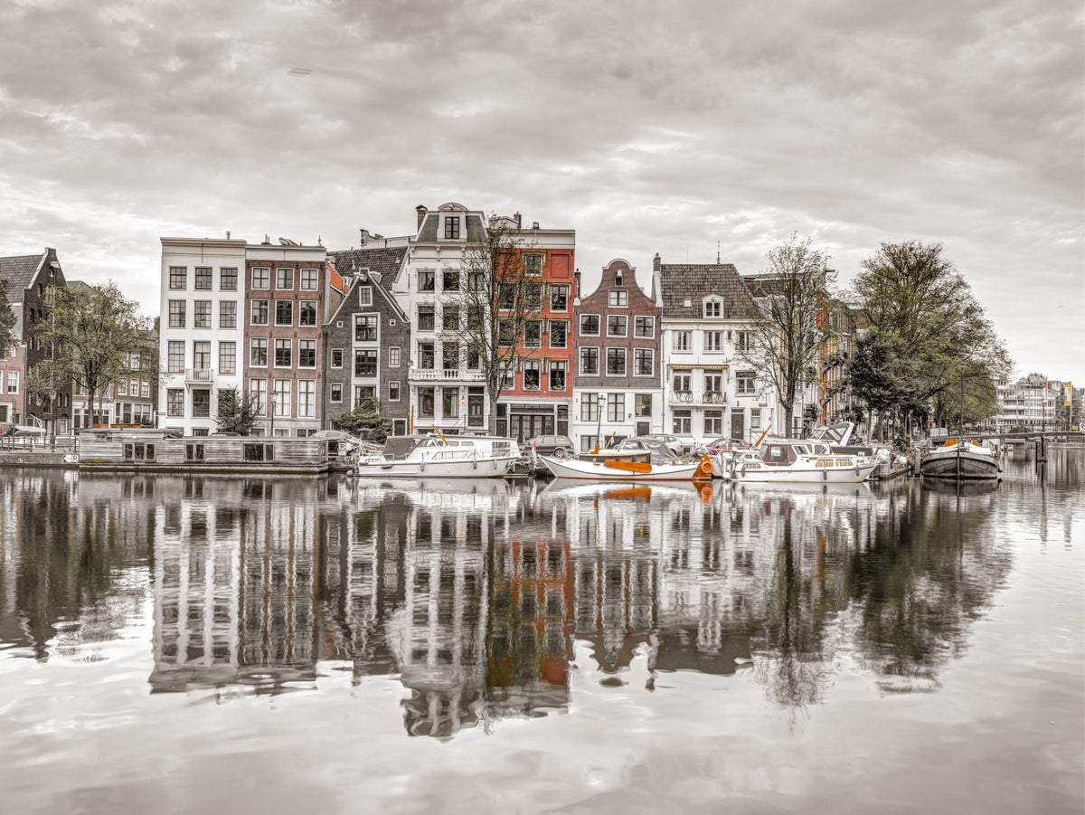 Amsterdam Townhouses Wall Mural
