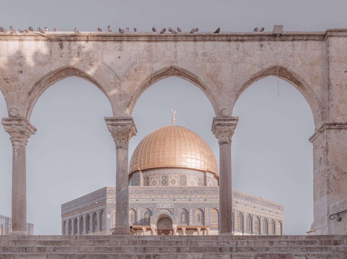Al-Aqsa Mosque Wall Mural in your room — zoomed