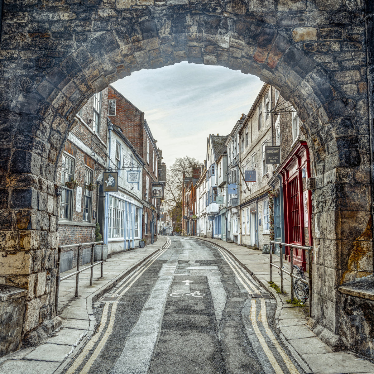 Through Time's Arch Wall Mural in your room