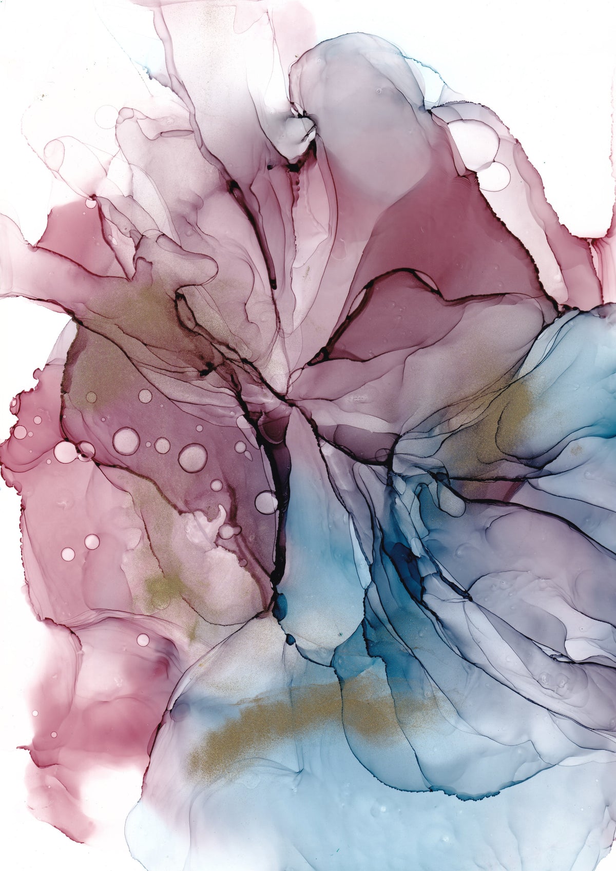 Fluid Dreamscape Wall Mural in your room