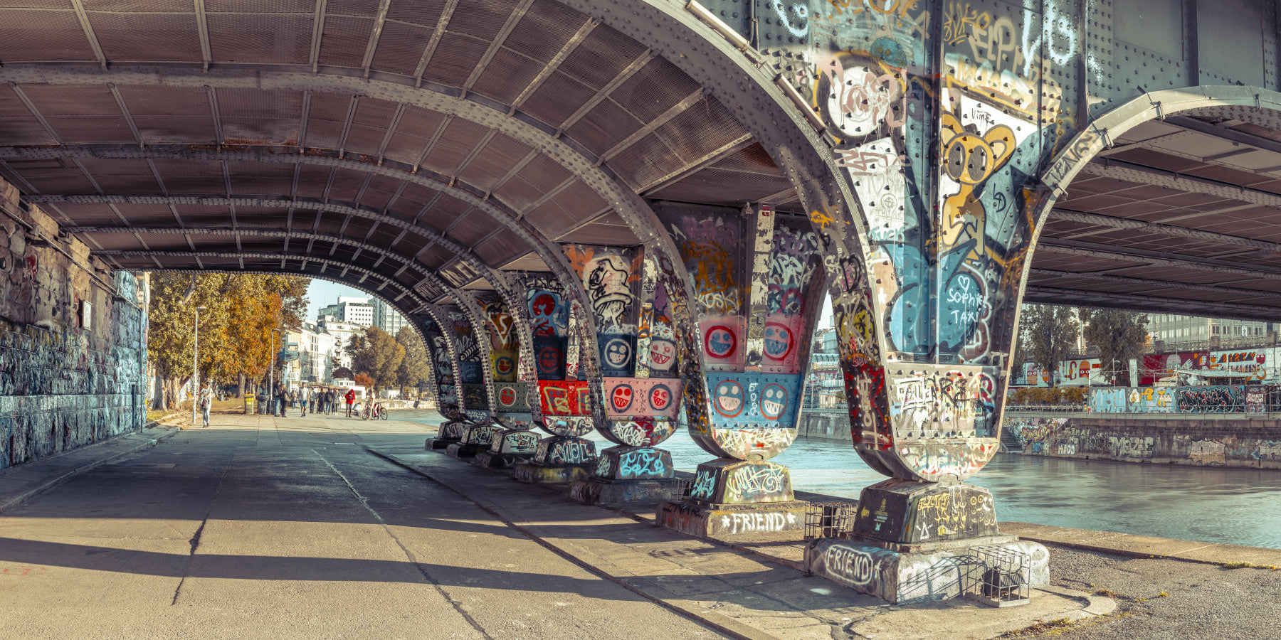 Bridge of Color Wall Mural