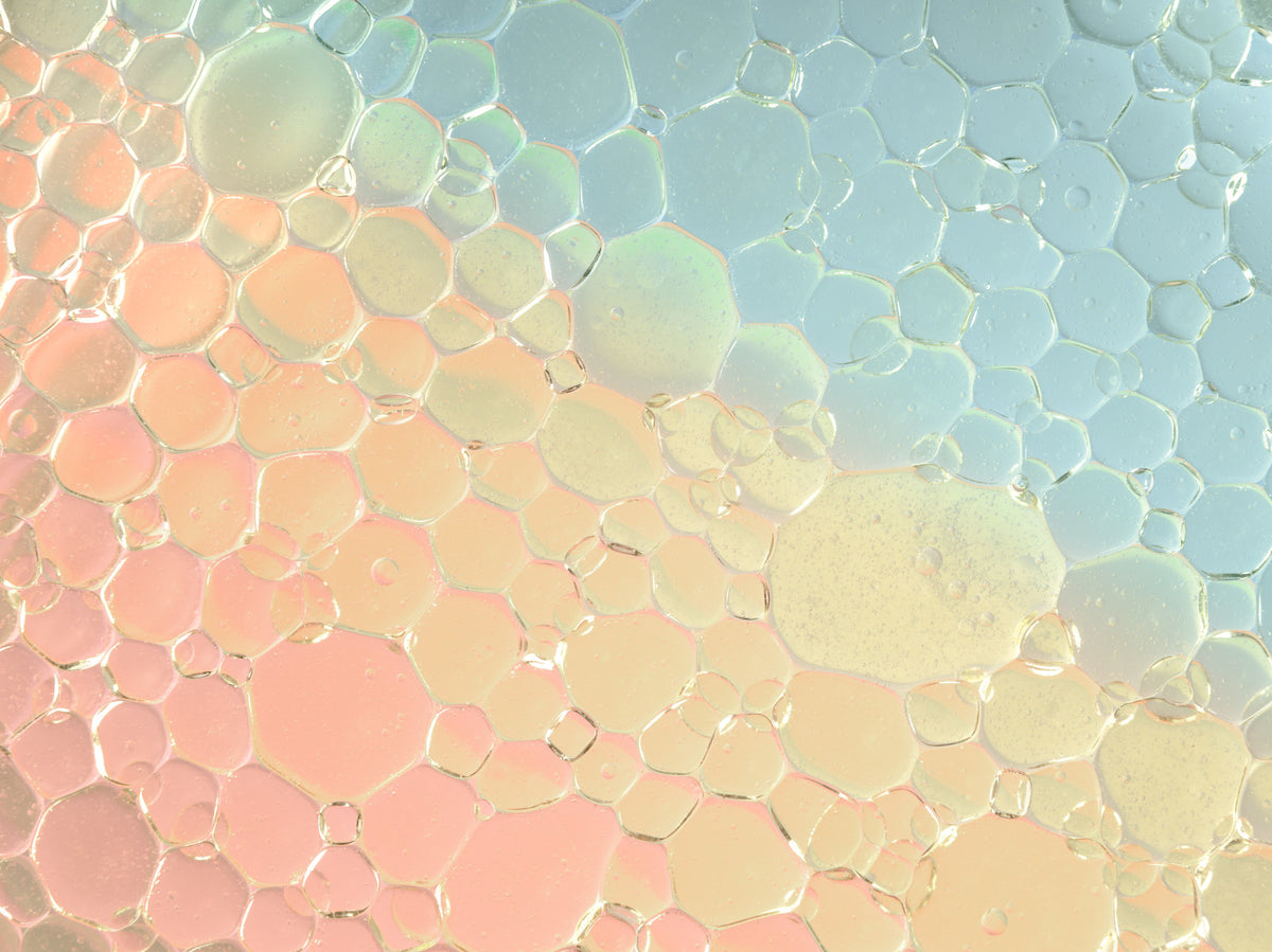 Rainbow Bubbles Wall Mural in your room