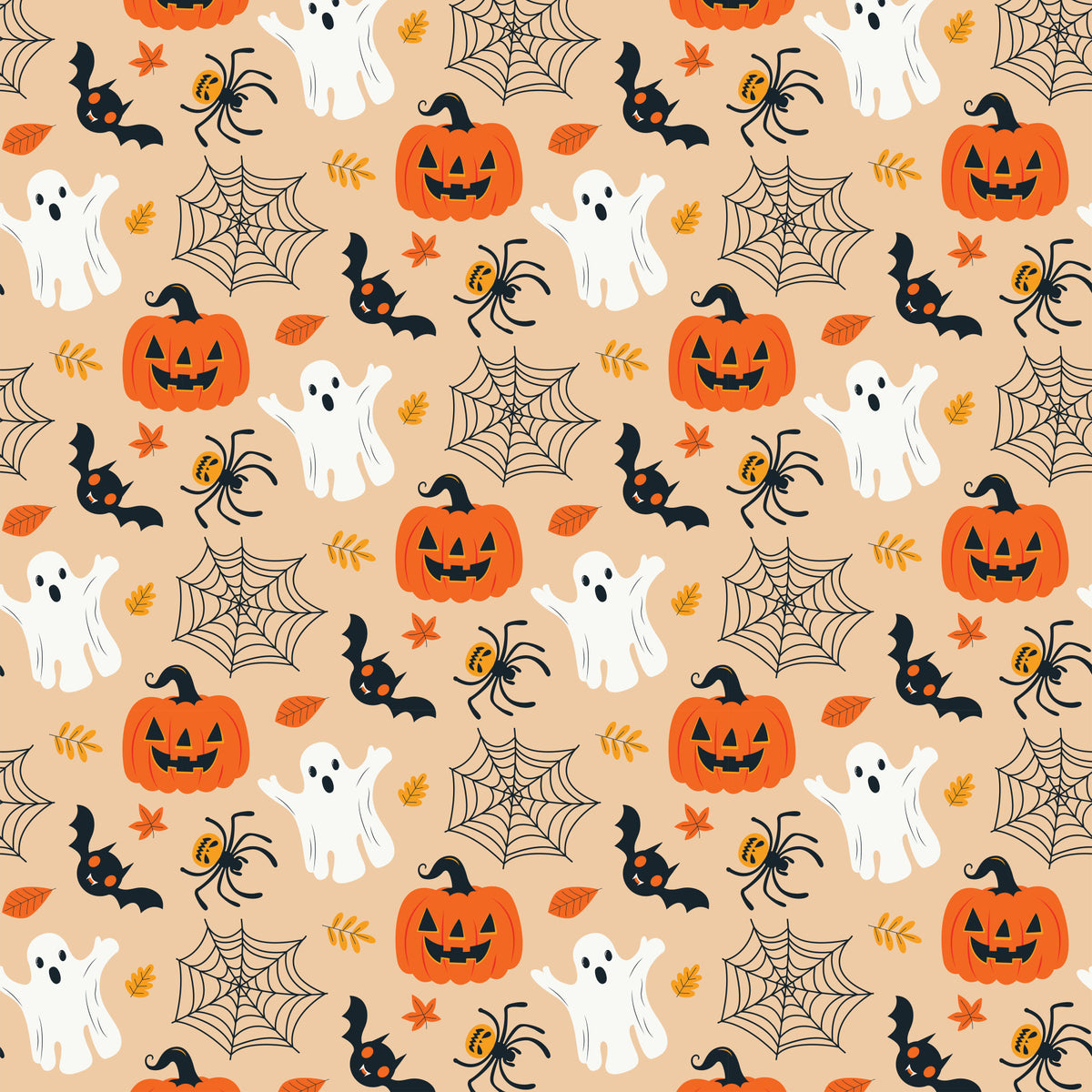 Spooky Season Friends Wallpaper⁠ in your room — zoomed