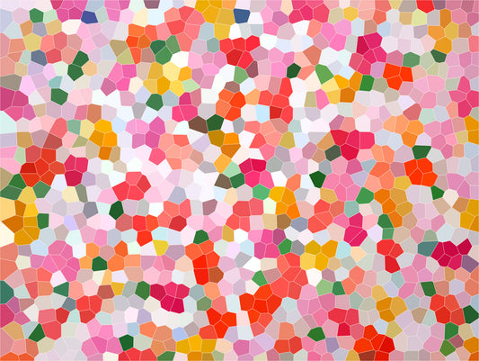 Colorful Kaleidoscope Mosaic Wall Mural