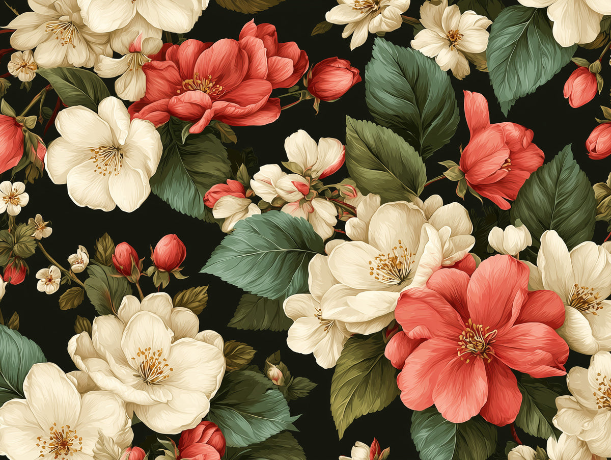 Elegance Bloom Wall Mural in your room