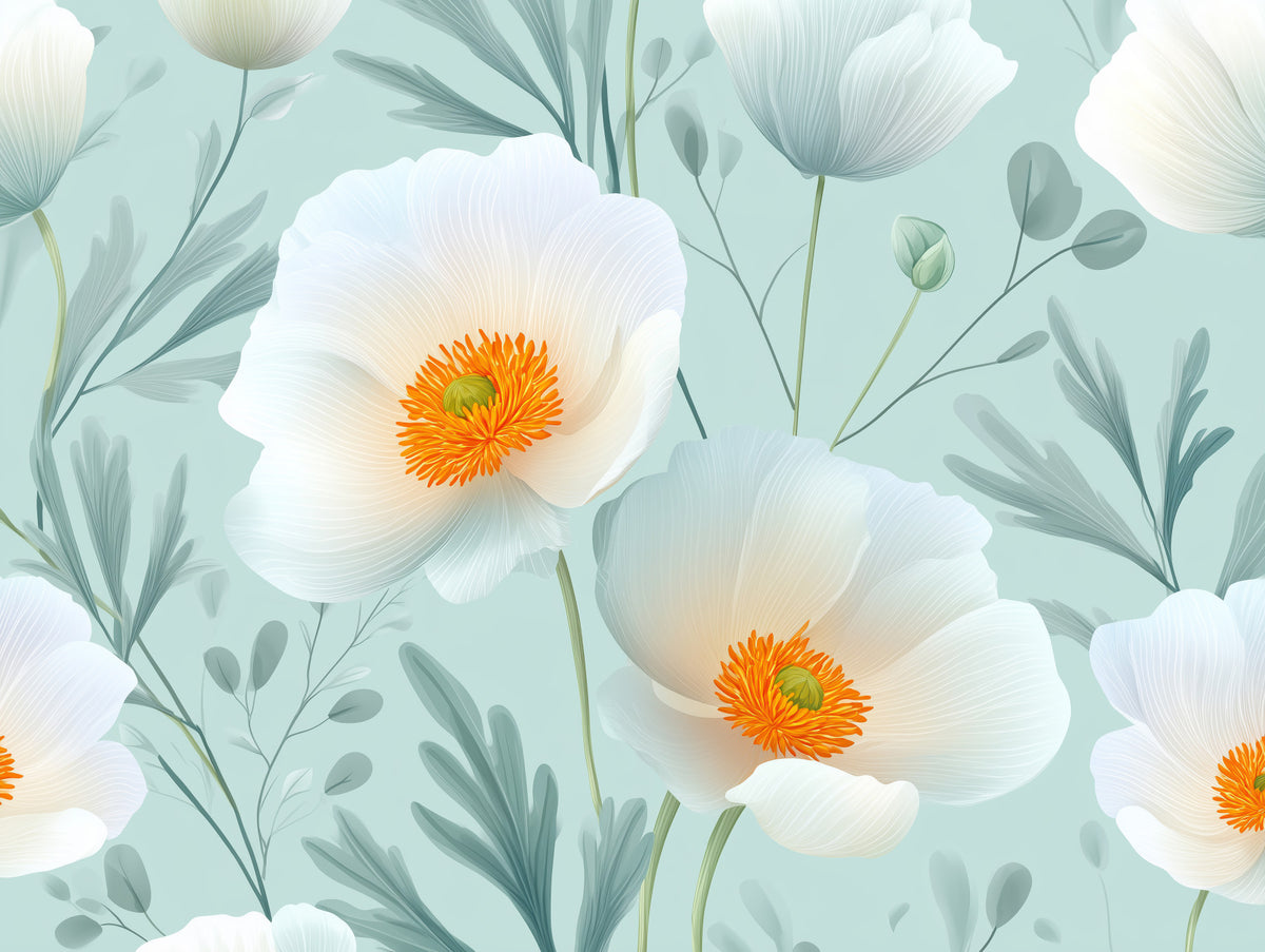 Poppy Serenity Wall Mural