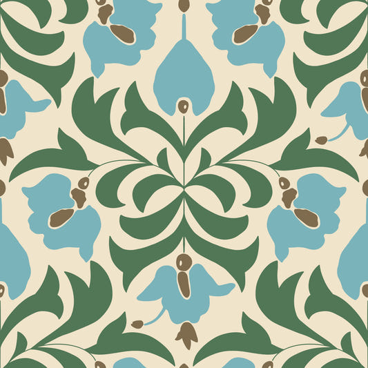 Orbisca - Serene Bloom Wallpaper⁠