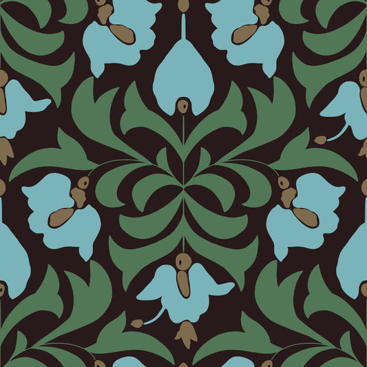 Orbisca - Flora Echoes Wallpaper⁠