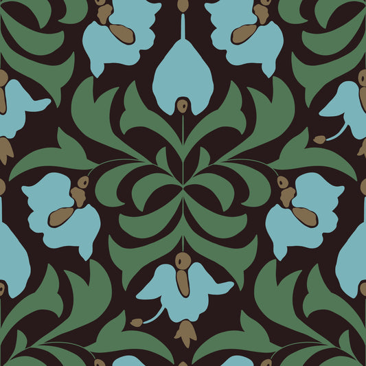 Orbisca - Flora Echoes Wallpaper⁠