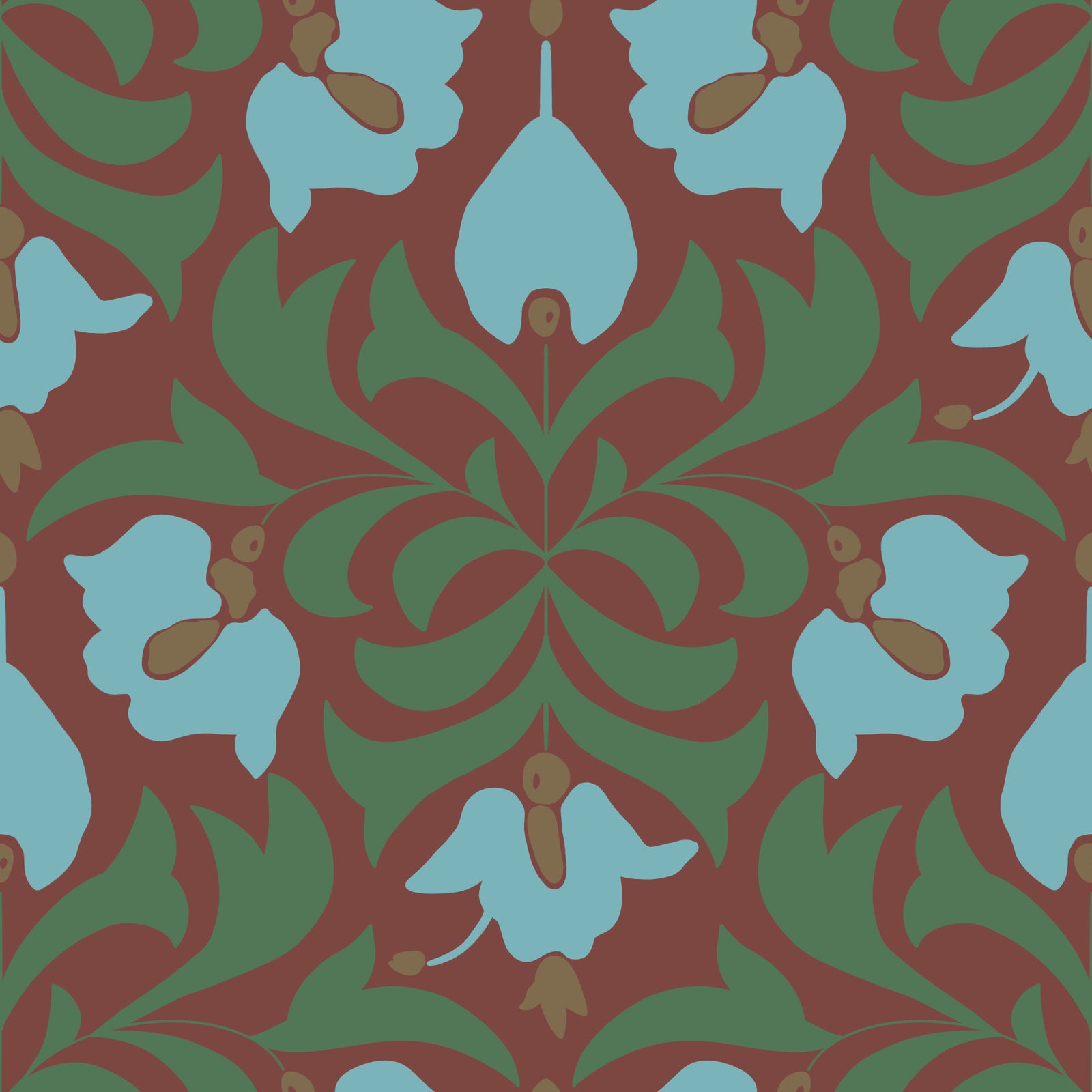 Orbisca - Rustic Flora Symphony Wallpaper⁠ in your room