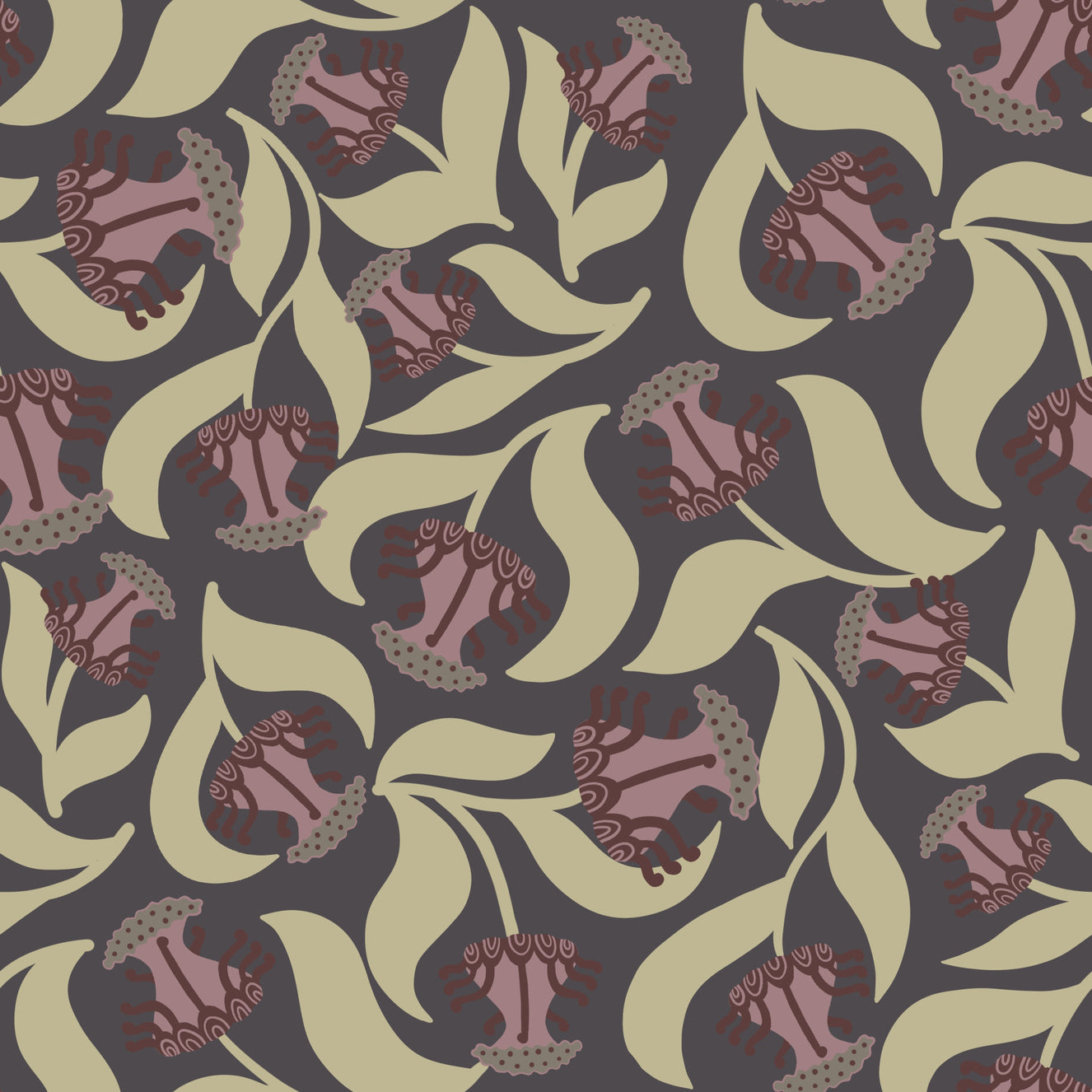 Velora - Abstract Bloom Wallpaper⁠
