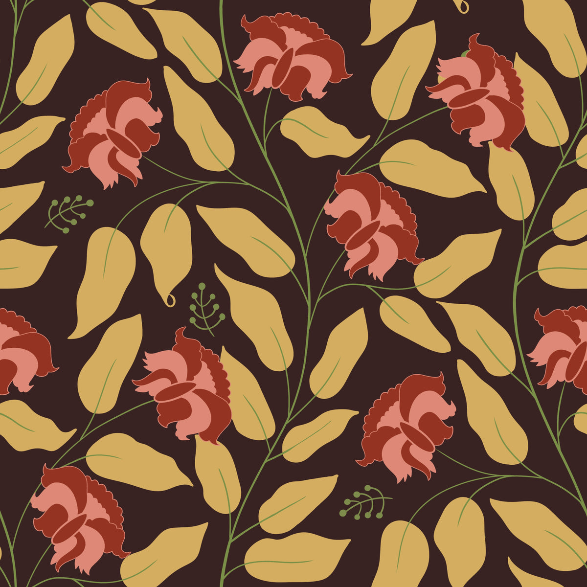 Seraphyne - Rustic Bloom Echo Wallpaper⁠ in your room