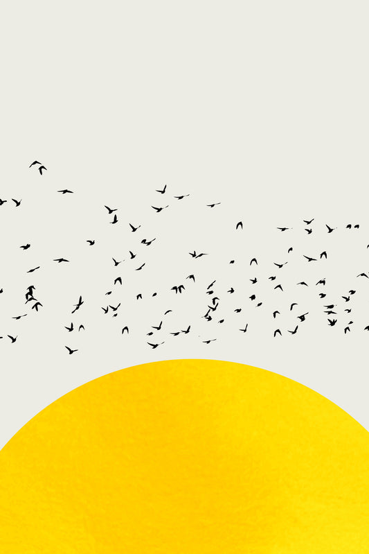 1000 Birds Wall Mural