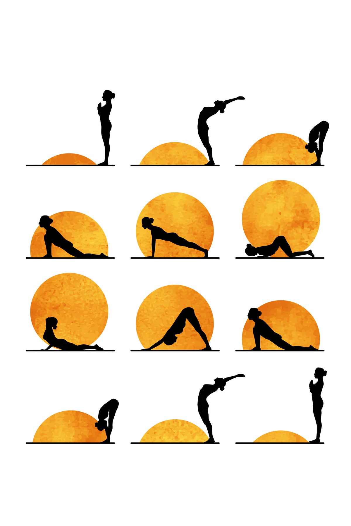 Yoga Sun Wall Mural in your room