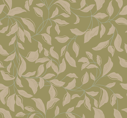 Olive Leaf Canopy Wallpaper⁠