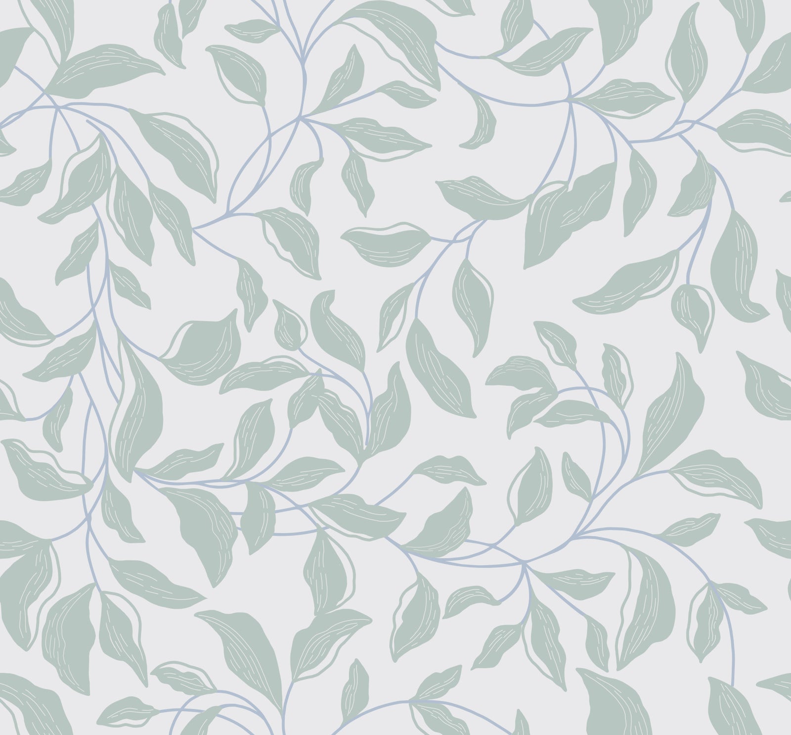 Serene Leaf Canopy Wallpaper⁠