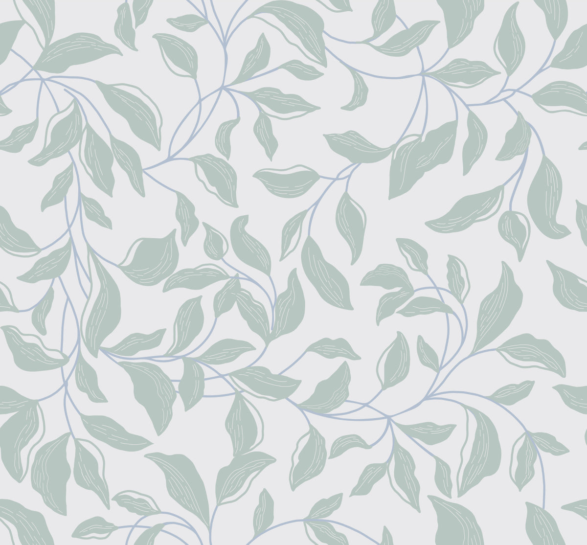 Serene Leaf Canopy Wallpaper⁠