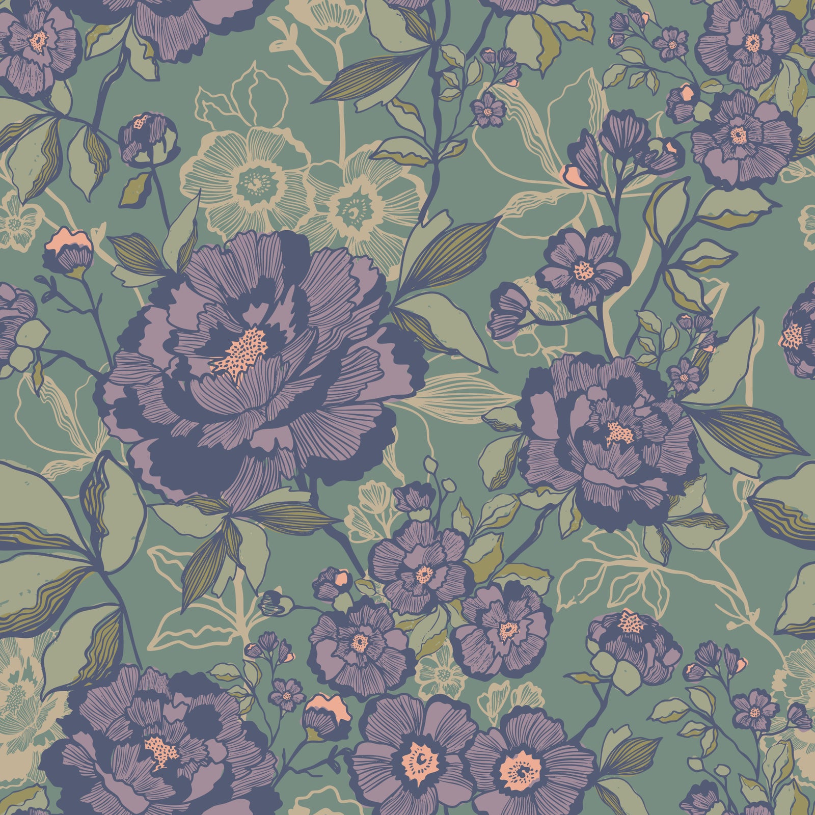 Vintage Bloom Wallpaper⁠