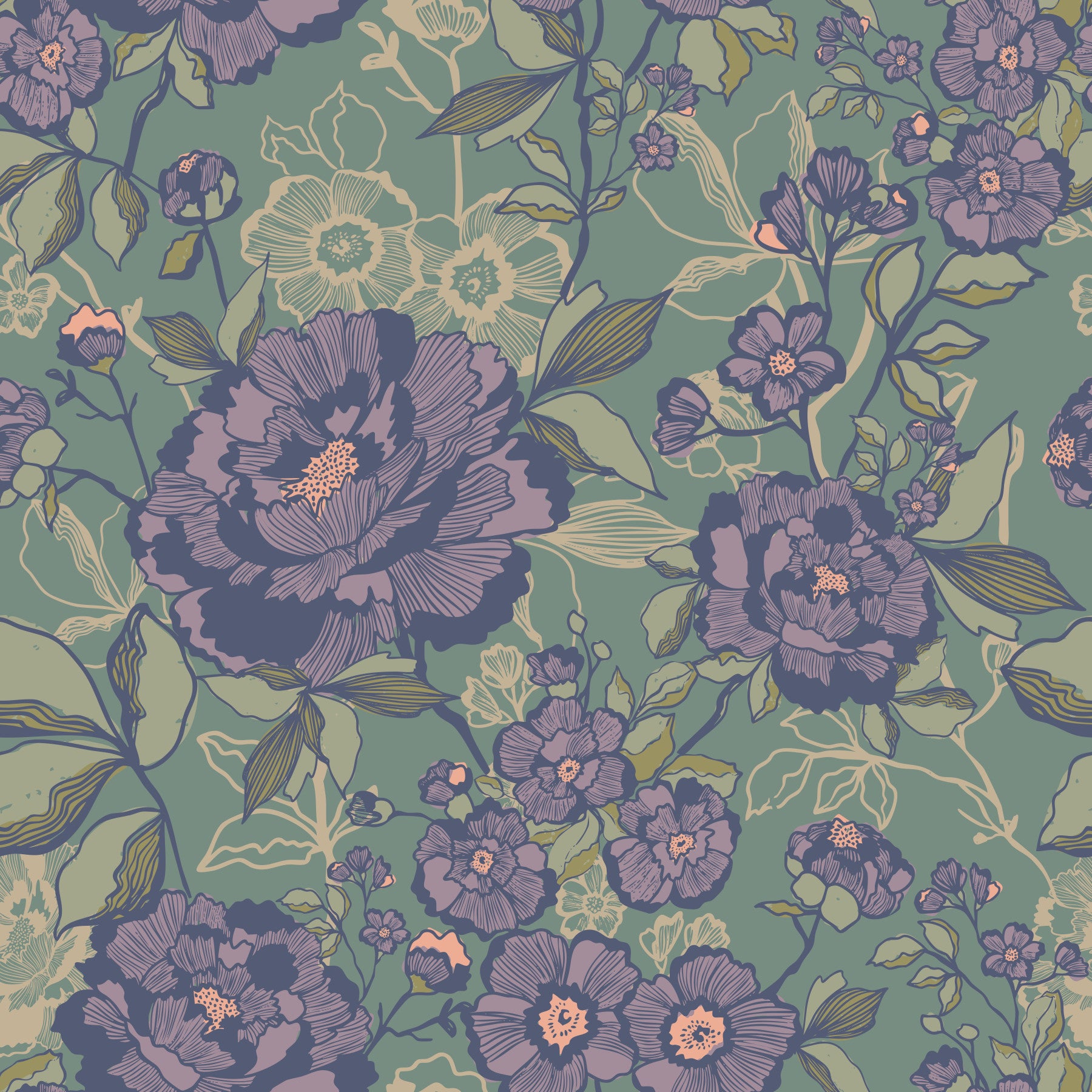 Vintage Bloom Wallpaper⁠