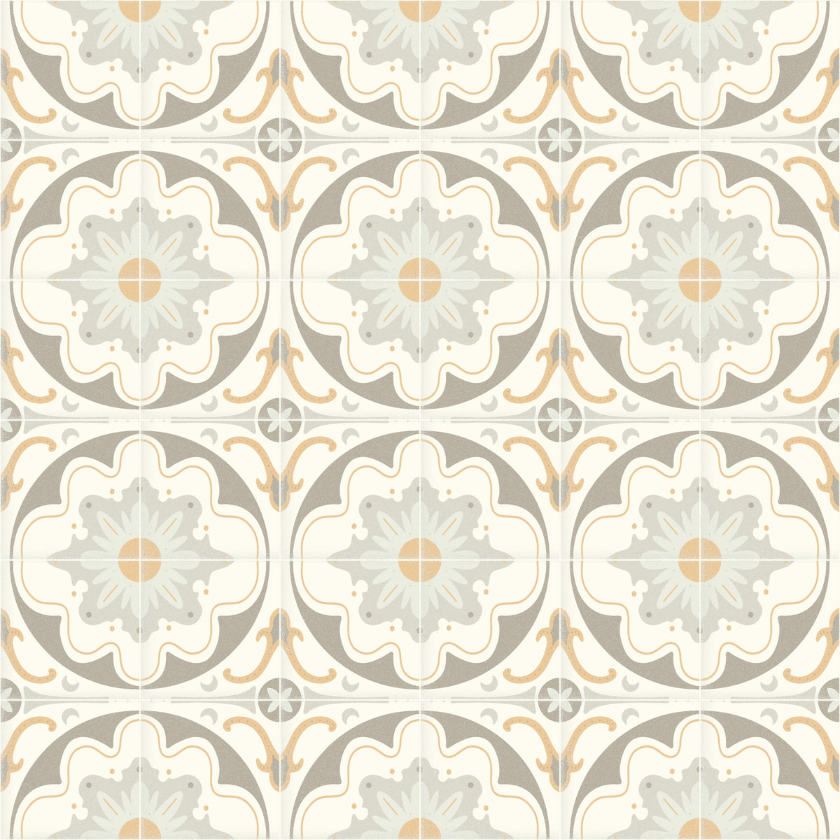 Aged Cement Tile Backsplashes - Gray Wallpaper⁠ in your room — zoomed