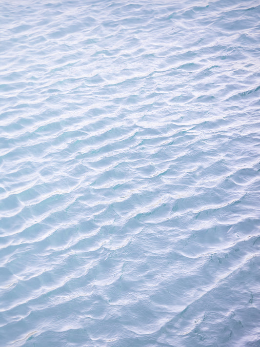 Tranquil Aqua Waves Wall Mural