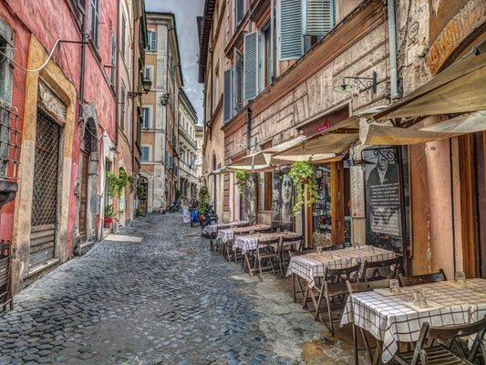 Rome Cafe Scene Wall Mural