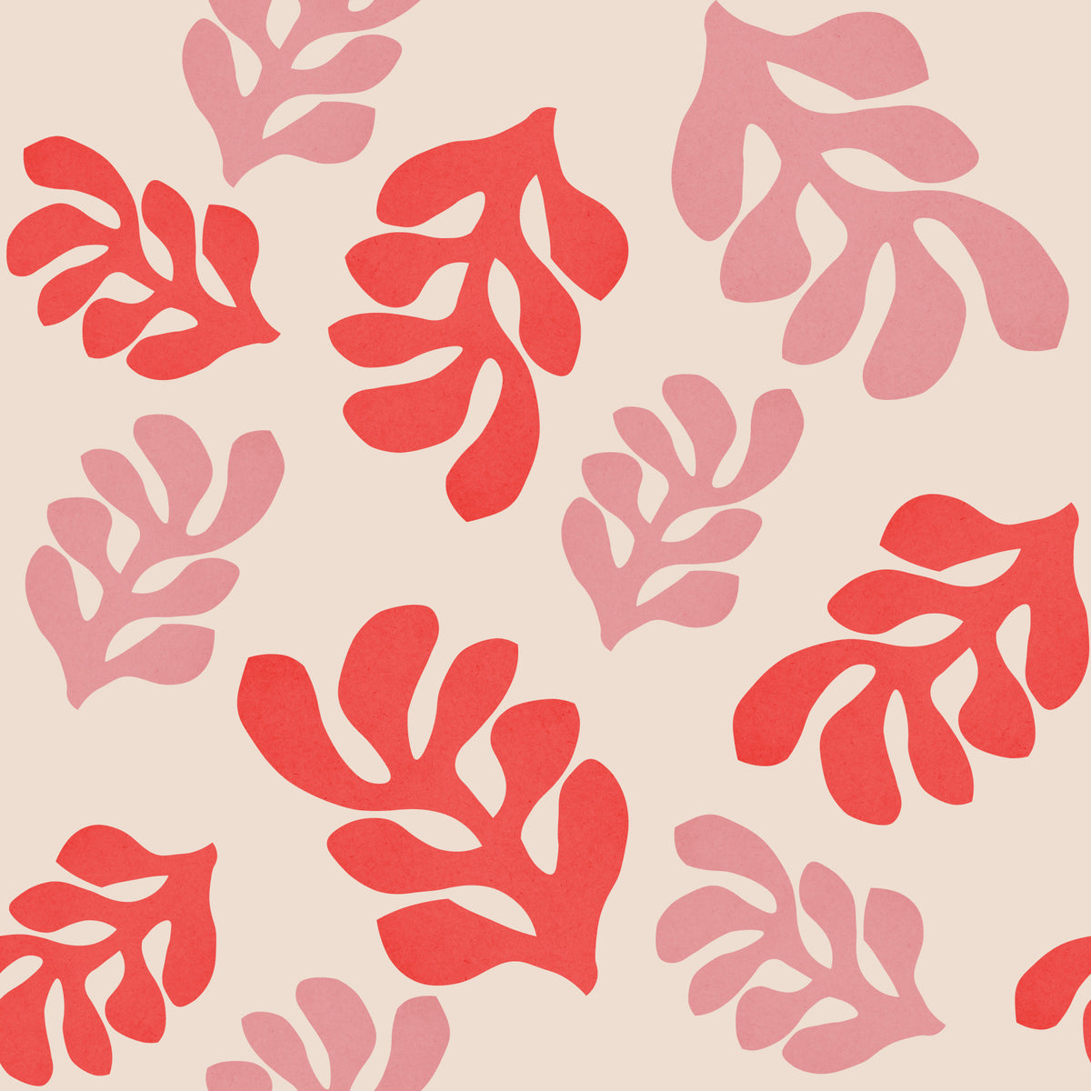 Cutout Leaves Wallpaper⁠ in your room